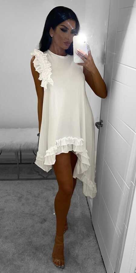 Skype Dress White