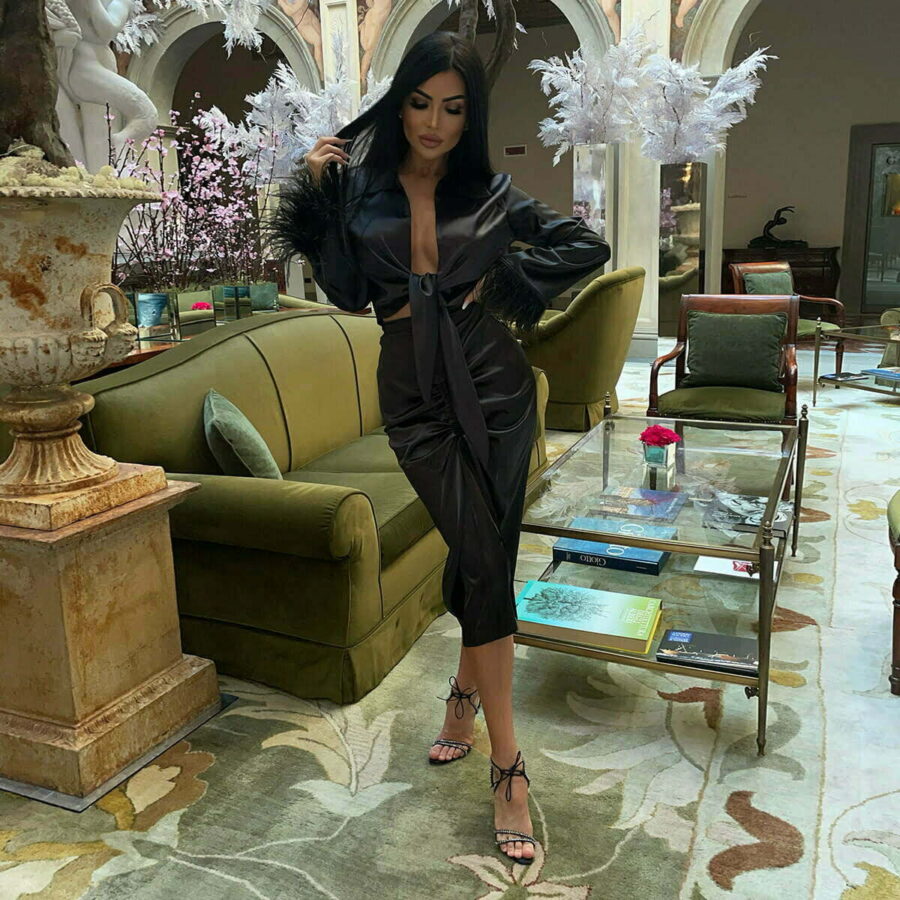 Set kally negru millionette