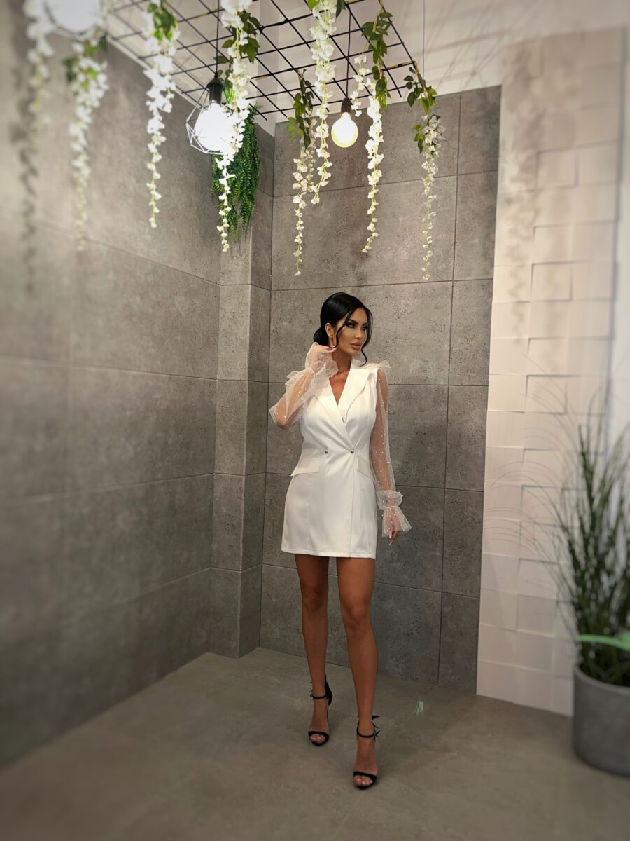 Pearl dress white - Image 3