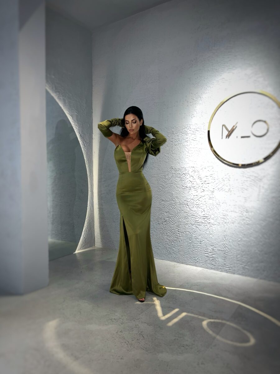 Rochie Princess olive - imagine 2