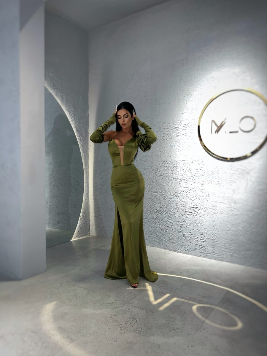 Rochie Princess olive