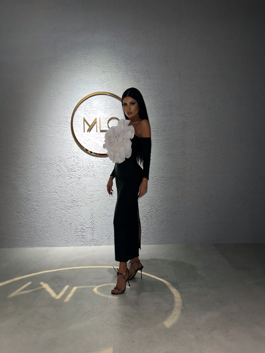 Rochie Romance trandafir alb millionette - imagine 9