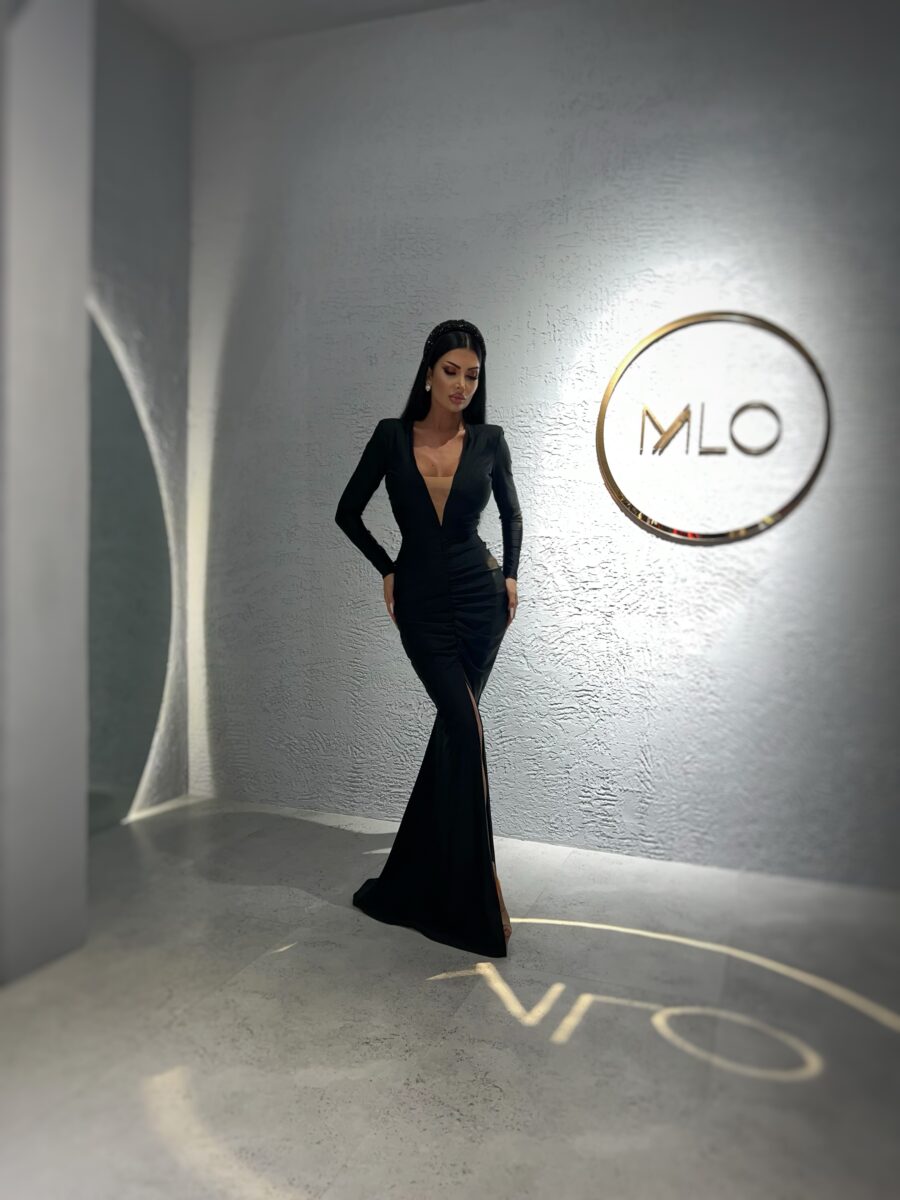 Rochie Agnette neagra millionette - Image 3