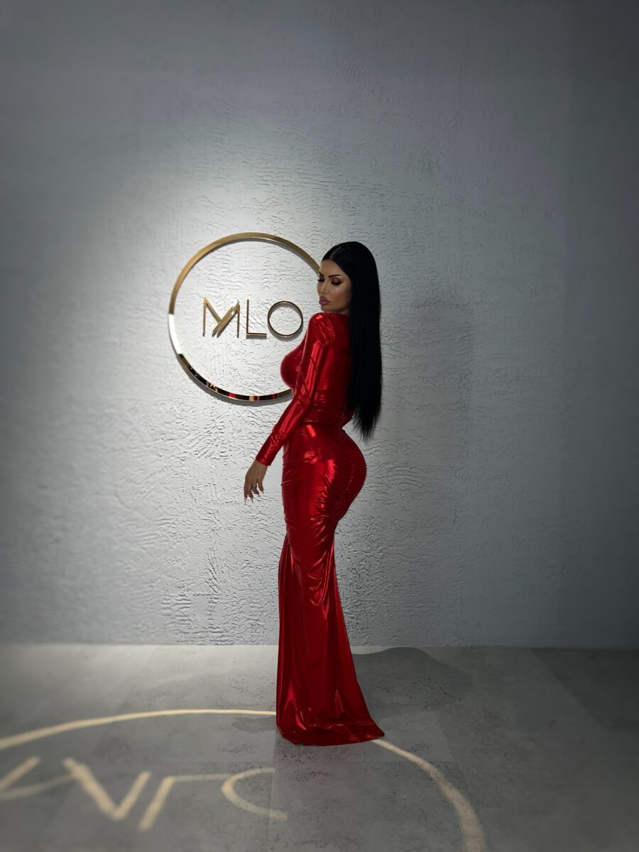 Rochie Crystal rosie millionette - imagine 7