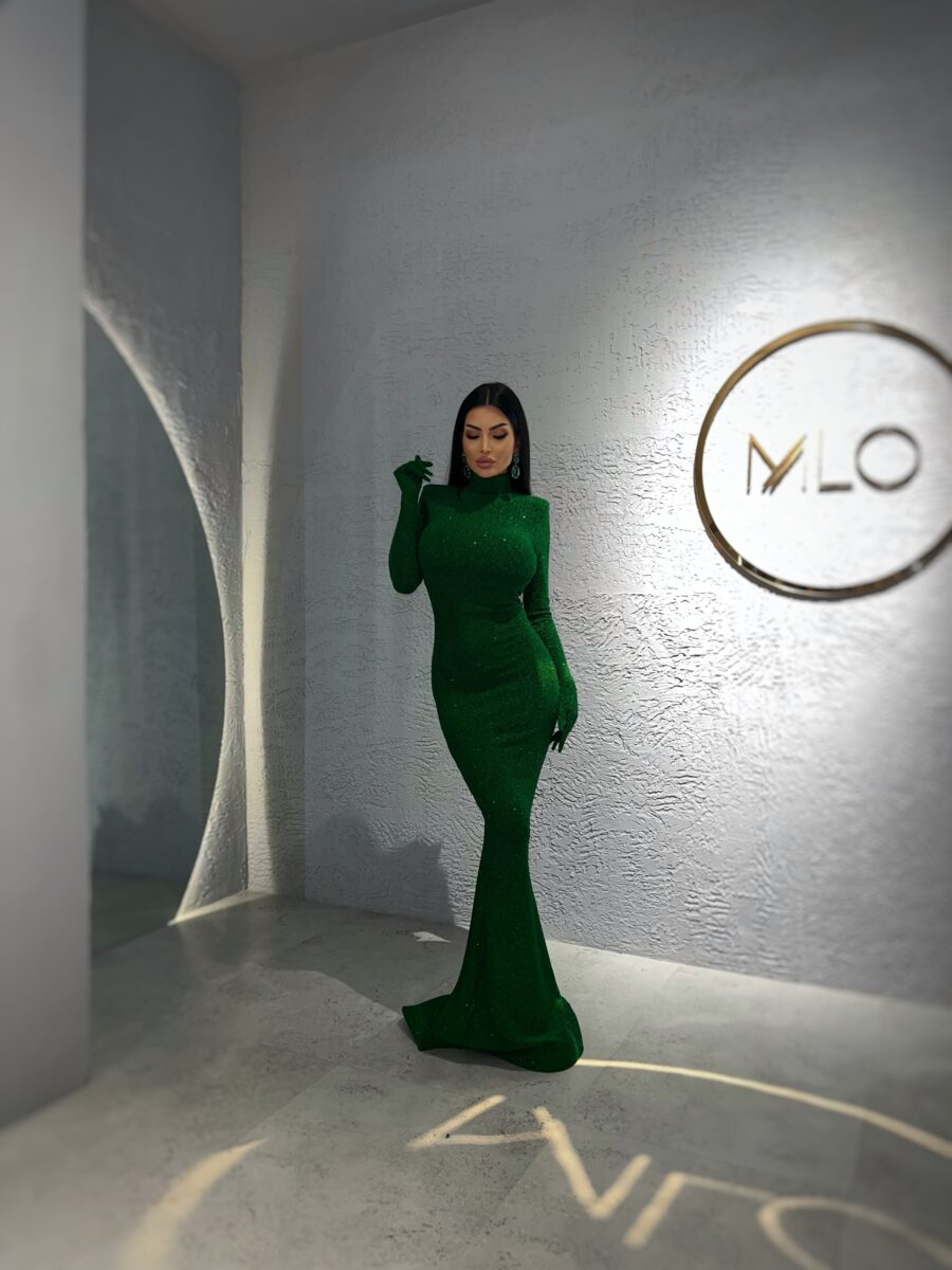 Rochie Mesky verde millionette - imagine 2