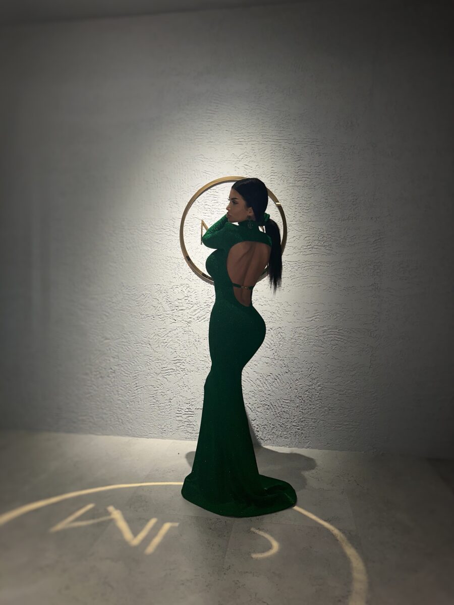 Rochie Mesky verde millionette - imagine 4