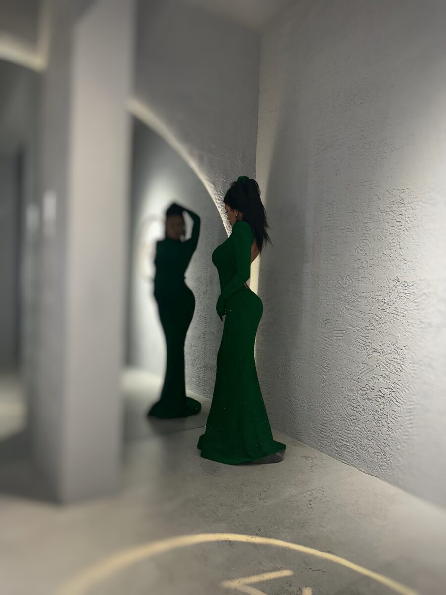 Rochie Mesky verde millionette - imagine 6