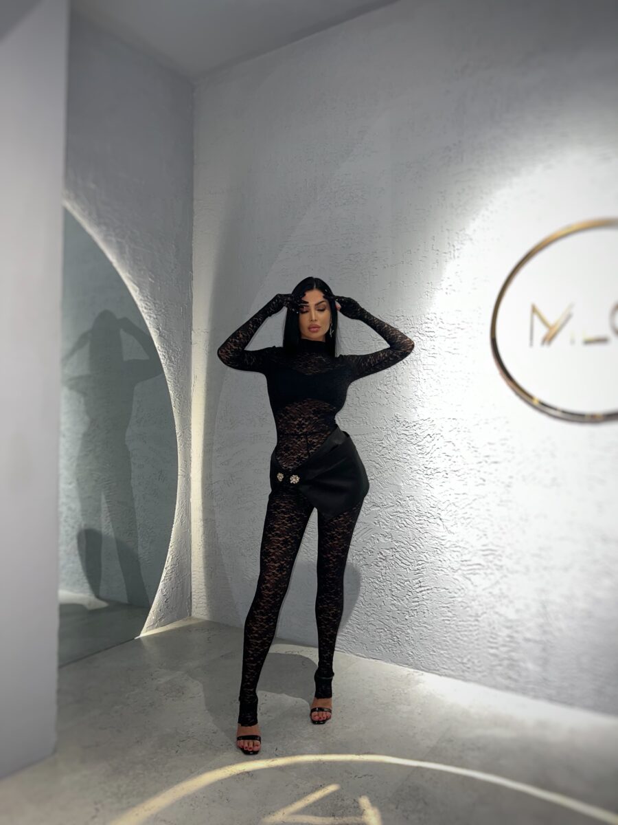 Salopeta Mallory neagra millionette
